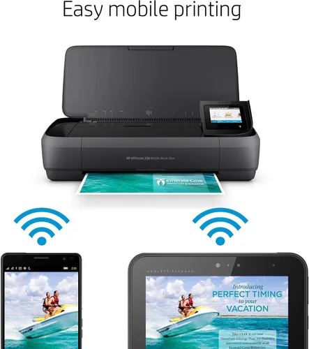 Vista 11 de Impresora móvil todo en uno HP Officejet 250 (cz992 a), Negro