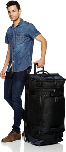 Vista 3 de Tienda Basics Lona con ruedas Ripstop Negro Bolsa de lona