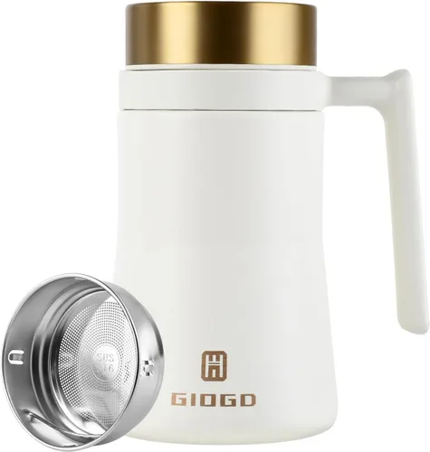 Vista 17 de Botella Térmica Pequeña Delgada Mini con Aislamiento al Vacío Botella de Agua 285ml/9.6oz Frasco de Agua de Acero Inoxidable Botellas de Agua