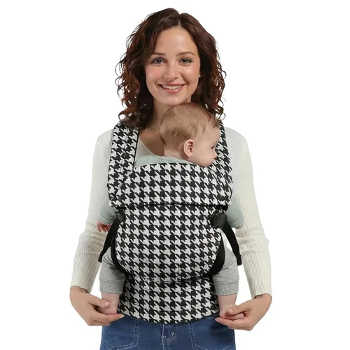 Vista 10 de MISSWISDOM Portabebés para recién nacidos a niños pequeños, portabebés ajustable, portabebés, portabebés canguro con correas de hombro anchas, beige