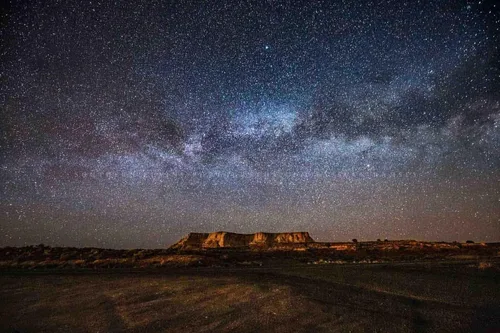 Vista 7 de Impresión fotográfica de cielo nocturno (no enmarcado) imagen de la Vía Láctea sobre la mesa en el espacio del desierto de Arizona, arte de pared