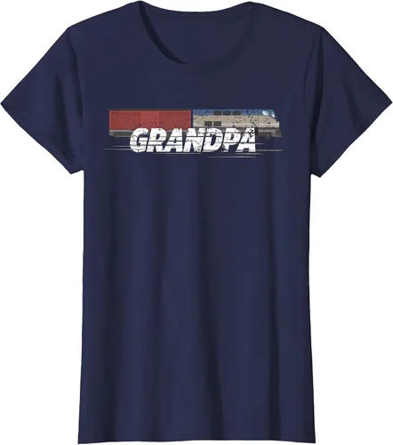 Vista 61 de RC Model Train Shirt Grandpa Train Boxcar HO Scale T-Shirt Negro