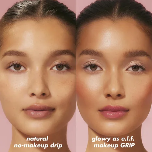 Vista 3 de e.l.f. Power Grip Primer + 4% Niacinamide Mini, prebase facial en gel hidratante, nivela la piel y abrillanta, fija el maquillaje, vegano y libre