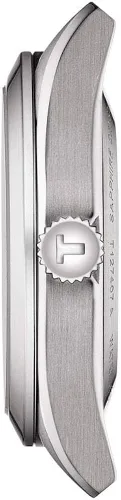 Vista 5 de Tissot Mens Gentleman Auto Reloj de vestir de acero inoxidable marrón T1274071605101