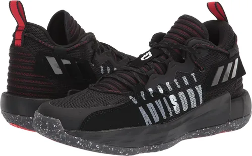 Vista 7 de adidas Tenis de baloncesto unisex Dame 7 Extply para adultos, NegroRojo