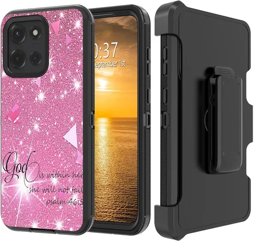 Vista 76 de Funda para Moto G Stylus 5G 2023 con funda de clip para cinturón y soporte, resistente de doble capa, resistente a prueba de golpes, para Motorola