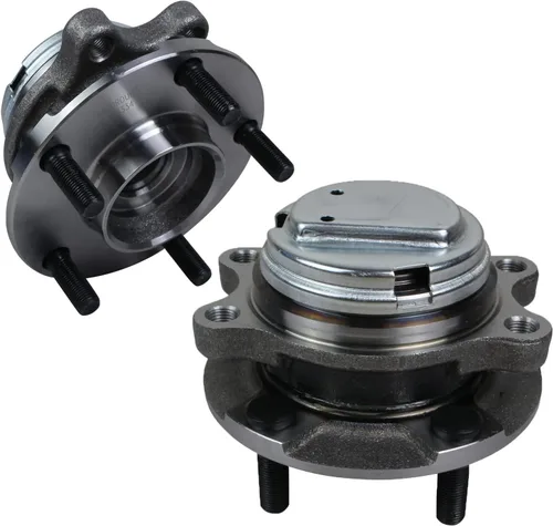 Vista 2 de Autoround 513334 Par de conjunto de buje y rodamiento de rueda delantera compatible con Nissan 370Z, Infiniti G35, Q50, G37, Q60, QX50, FX35, M35