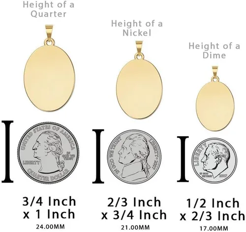 Vista 7 de PicturesOnGold.com Medalla religiosa de San Judas - en plata de ley, oro de 10 quilates o 14 quilates