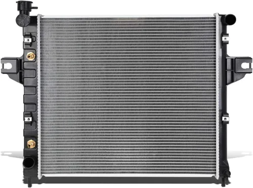 Vista 13 de DNA Motoring OEM-RA-2482 Radiador de aluminio atornillado estilo OE compatible con 02-05 Liberty AT, 19-15/16 pulgadas de ancho x 19-15/16 pulgadas
