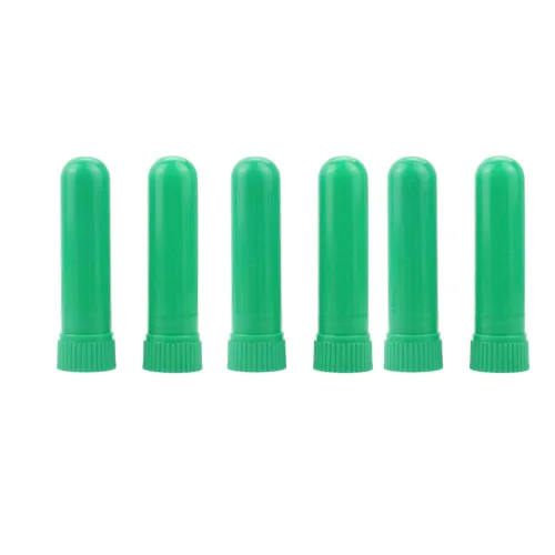Vista 15 de Tubos inhaladores nasales de aceite esencial, tubos inhaladores nasales de plástico vacíos recargables para bricolaje, 50 unidades, color negro
