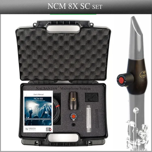 Vista 7 de Juego de micrófono para clarinete NCM 8X SC: sistema de recogida, barril de clarinete granadilla, cable y más Sistema de recogida, barril