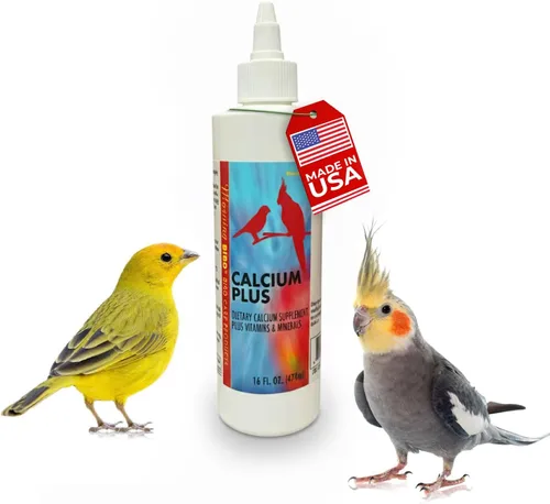 Vista 10 de Morning Bird Suplemento de calcio Plus para la salud aviar, fórmula líquida de calcio con magnesio y vitamina D3, 2 onzas líquidas