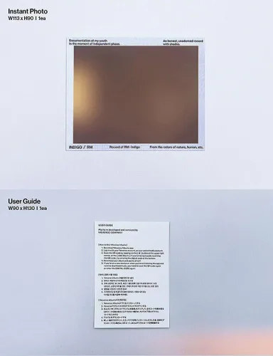 Vista 5 de BTS RM INDIGO Album POST CARD EDITION WEVERSE ALBUM VER K-POP SEALED