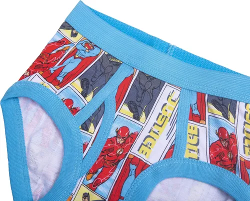 Vista 4 de DC Comics Liga de la Justicia multipersonajes. Ropa interior para niño, 3