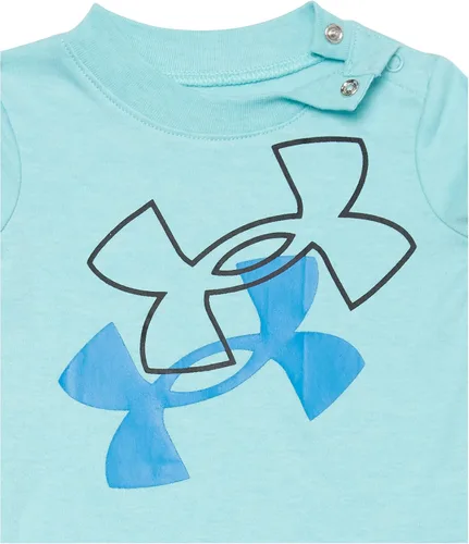 Vista 7 de Under Armour baby-boys 3-piece Set Bodysuit Graphic T-shirt and Shorts Crew Neckline