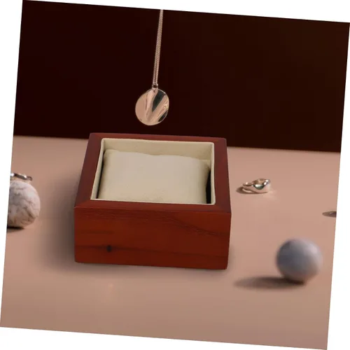 Vista 9 de Watch Display Box Bracelet Wood Tray Ring Bracelet Vintage Watches for Men Propose Bracelet for Men Wooden Trays Mens Jewelry Tray Wooden Watch
