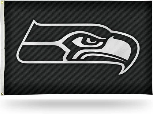 Vista 14 de Rico Industries NFL - Bandera de fibra de carbono de 3 x 5 pies, para interiores o exteriores, decoración del hogar, gran regalo, día del juego