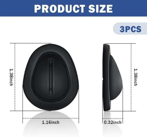Vista 2 de Limitador de portavasos de automóvil, posavasos de silicona antivibraciones para portavasos de automóvil, universal, autoadhesivo, estabilizador