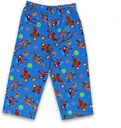 Vista 4 de Super Hero Adventures Avengers - Conjunto de pijama de 2 piezas para niños pequeños