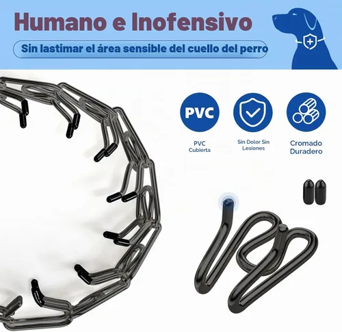 Vista 3 de Supet Collar de entrenamiento para perros sin tirones, collar de entrenamiento ajustable con hebilla para perros pequeños, medianos y grandes Negro