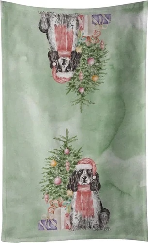 Vista 43 de Caroline's Treasures Toalla de cocina Christmas English Bulldog #2, 15 X 28, multicolor