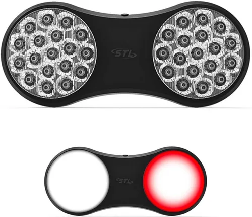 Vista 8 de Arc Elite TIR LED Flip Down Visor Light w/Velcro Straps (Amber)