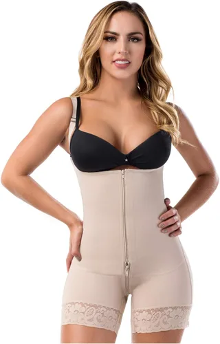 Vista 8 de LT.ROSE Fajas Postparto Colombianas Tummy Control Shapewear for Women 21111 Entrepierna abierta beige