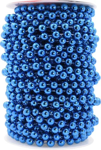Vista 53 de Mandala Crafts Rollo de cadena de perlas negras de 0.157 pulgadas (0.157 in), guirnalda de perlas de 44 yardas para decoración de bodas, arreglos