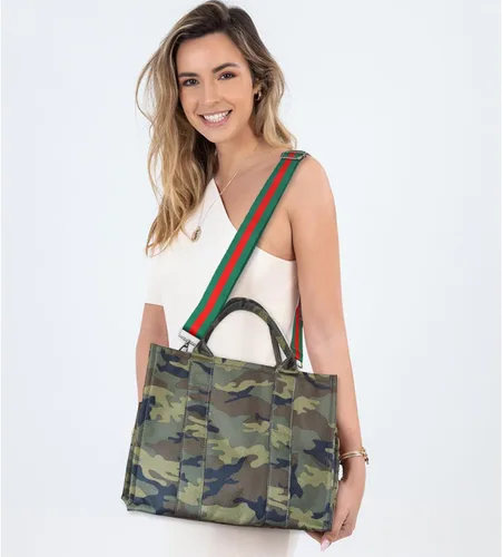 Vista 2 de Bolsas de mano para mujer, bolso de lona, bolso cruzado con cremallera, bolsas de hombro casuales para el trabajo y viajes