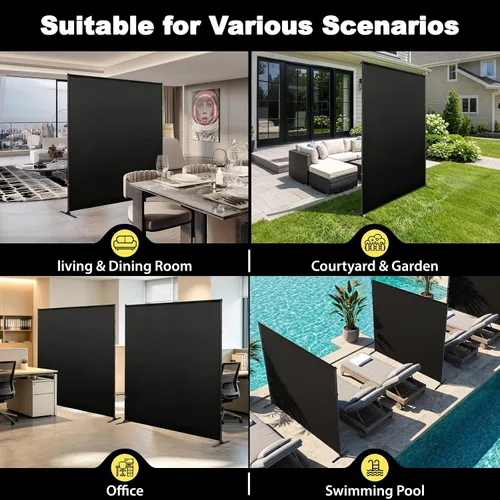 Vista 7 de Divisor de habitación/pantalla de privacidad para interiores y exteriores