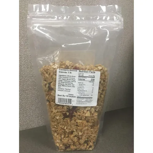 Vista 4 de Amish Made - Bocadillo de cereales de granola totalmente natural, arándano y almendra, paquete de 2