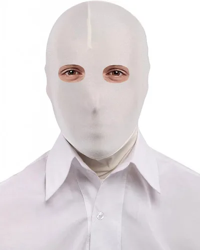 Vista 17 de Seeksmile Zentai - Máscara capucha unisex de licra elastano