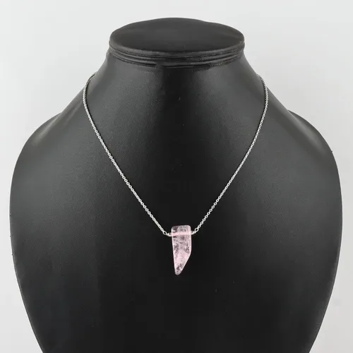 Vista 9 de Gemstone Raw Slice Necklace