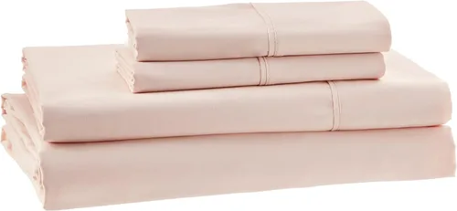 Vista 29 de Amazon Aware Juego de fundas de almohada 100% algodón orgánico de 300 hilos, color rubor, estándar, paquete de 2, 32 x 20 pulgadas