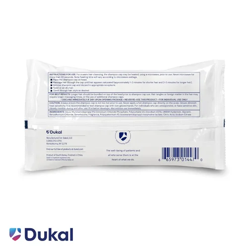 Vista 8 de Dukal SC3756-5 Redi-Wash - Tapa de champú sin enjuague, paquete de 5
