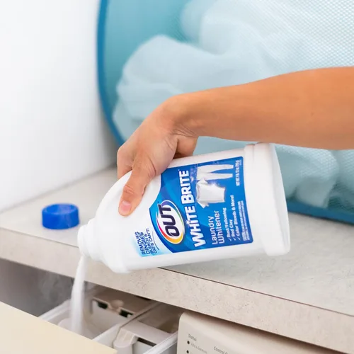 Vista 8 de OUT White Brite - Blanqueador de ropa, 1 libra, botella de 12 onzas
