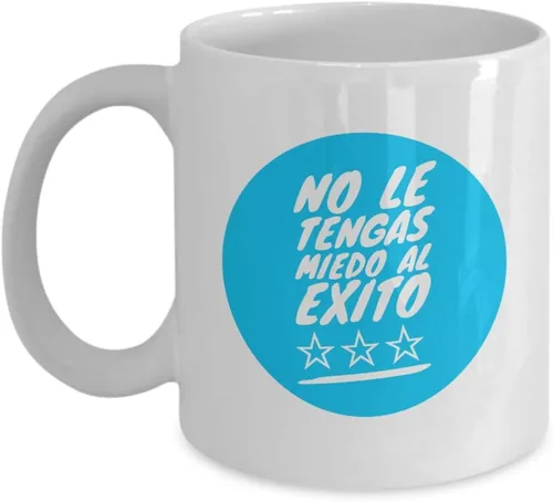 Vista 4 de Taza de Cafe Exito Vaso, taza café divertidas, tazas personalizadas, taza de café inspiradoras, taza con mensajes positivos., 11onza