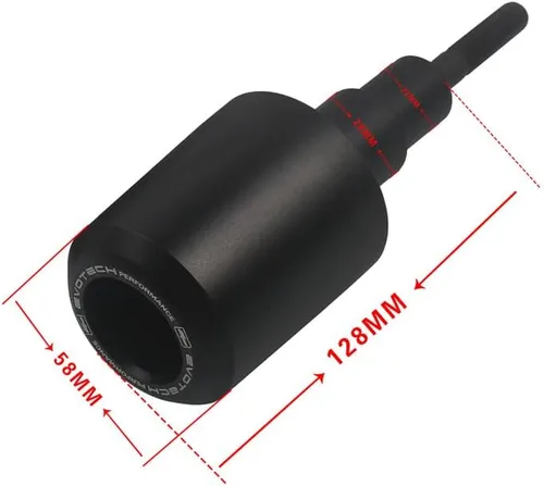 Vista 2 de M para Kawasaki Z900 Z900RS Z1000 ZX-6R ZX-10R motocicleta caída protección marco deslizante carenado protector anti choque almohadilla