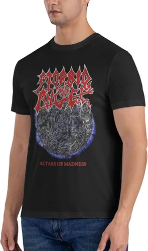 Vista 4 de PEYDEN Morbid Angel T Shirt Men Summer Fashion Breathable Cotton Round Neckline Shirt Sports Fitness Short Sleeve Tees