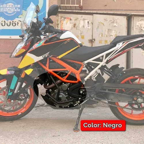 Vista 3 de Accesorios de motocicleta Protector de parachoques de motor Protector de marco para KTM Duke 250 390 2023 2022 2021 2020 2019 2018 2017 (negro)