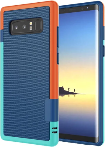 Vista 43 de Jeylly Funda para Galaxy S7, [3 colores] Slim Hybrid Impact Rugged Soft TPU Negro