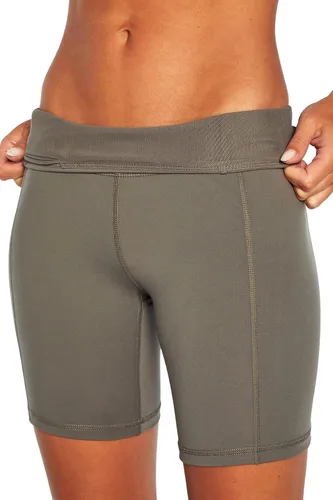Vista 3 de Jessica Simpson Sportswear Bermudas estándar con control de abdomen para mujer, color plomizo, talla M