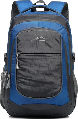 Vista 17 de ProEtrade Mochila para universidad, viajes, negocios, senderismo, apta para laptop de hasta 15.6 pulgadas, Negro, 15,6 pulg., Mochilas Daypack
