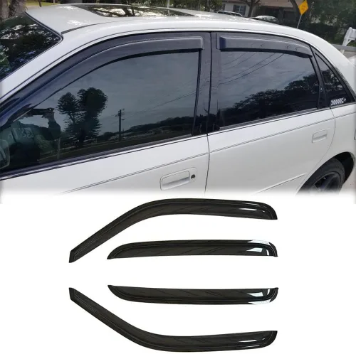 Vista 6 de Deflectores de viento para ventana lateral a prueba de lluvia para Chrysler Sebring 2007-2010; Chrysler 2000 2011-2014, juegos de protectores