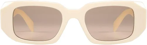 Vista 2 de DUPER retro rectangle sunglasses men women. 90's trendy irregular hexagon rectangular chunky wide frame, UV