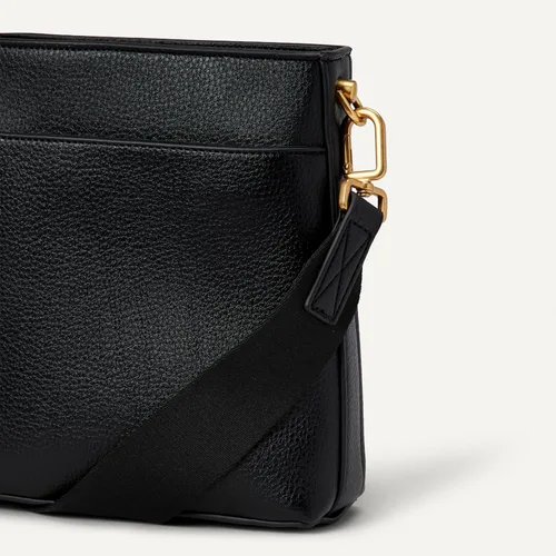 Vista 5 de Tienda Essentials Bolso bandolera delgado de piel sintética para mujer