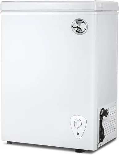 Vista 3 de Congelador de cajón fresco comercial con luz indicadora de encendido y refrigerante R600a Mini Freezer with Slide-Out Wire Shelf, Adjustable