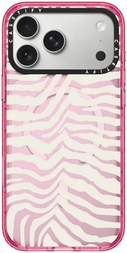 Vista 54 de CASETiFY Impact iPhone Air Case [Delgada/Compatible con Magsafe / 8.2 ft. Protección contra Caídas de Grado Militar 4X] - Lazos - Rosa Arcos