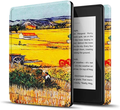 Vista 19 de TNP - Funda delgada para Kindle Paperwhite de 10ª generación, 2018 flor de Almond Blossom