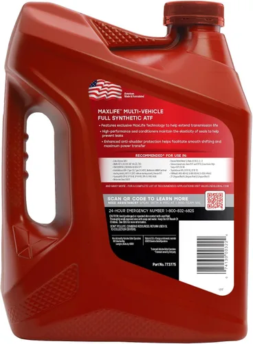Vista 2 de Valvoline MaxLife ATF, líquido de transmisión automática totalmente sintético para varios vehículos, 1 galón
